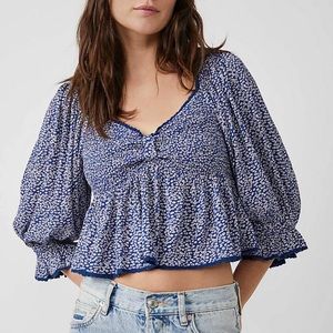 Free people Brittnee printed top